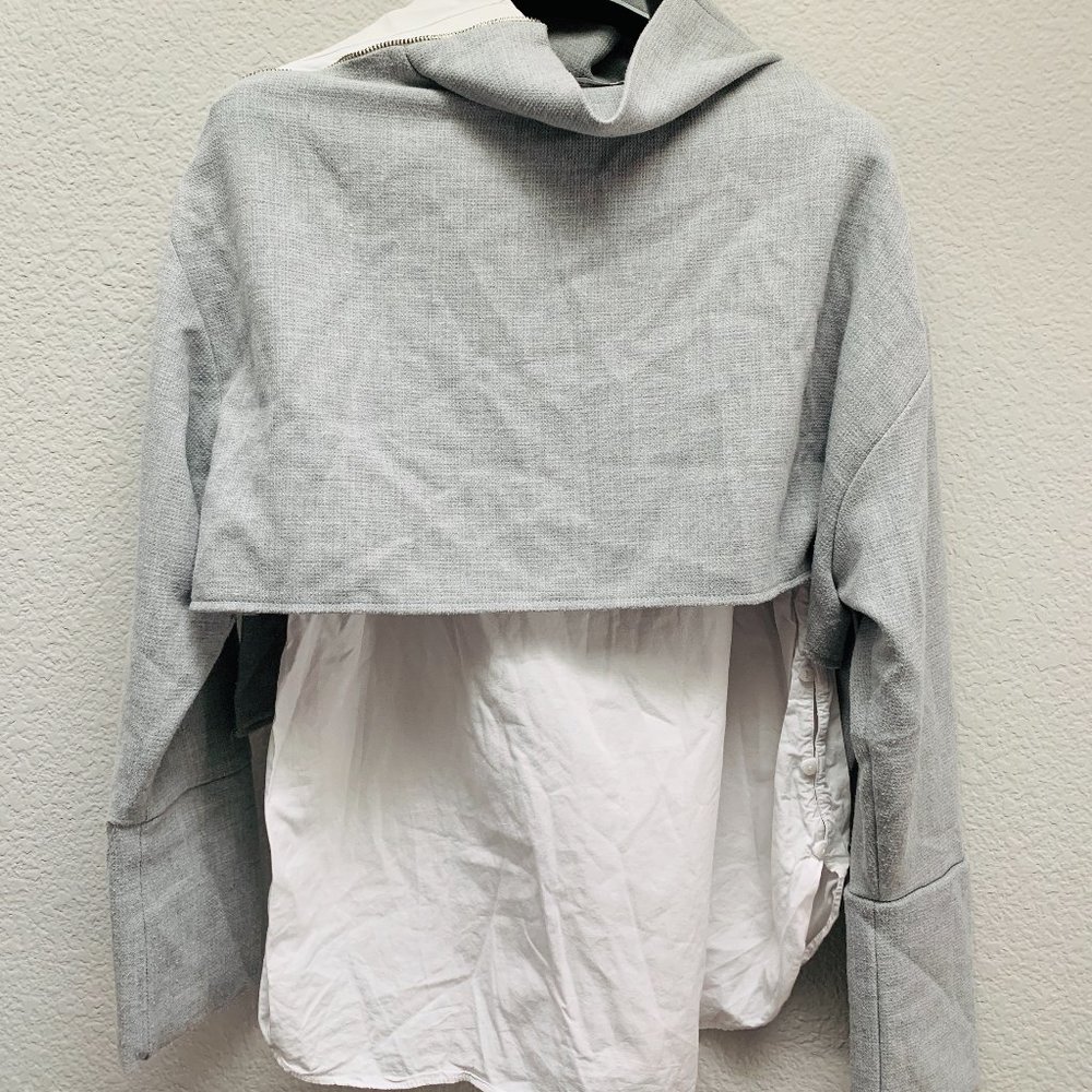 Zara long sleeves layered shirt